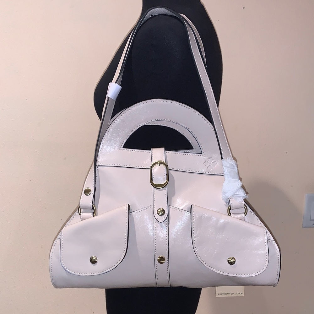 NWT PATRICIA NASH MILANIA CHALK WHITE SATCHEL BAG
